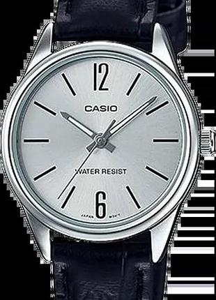 Годинник жіночий casio timeless collection ltp-v005l-7b сріблястий циферблат