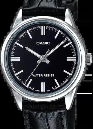 Годинник жіночий casio timeless collection ltp-v005l-1a чорний циферблат