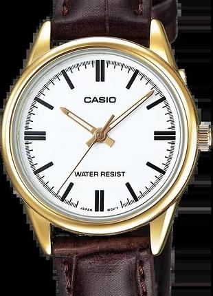 Годинник жіночий casio timeless collection ltp-v005gl-7a білий циферблат