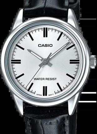 Годинник жіночий casio timeless collection ltp-v005l-7a сріблястий циферблат