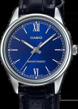 Часы женские casio timeless collection ltp-v005l-2b синий циферблат