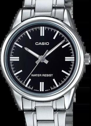 Годинник жіночий casio timeless collection ltp-v005d-1a чорний циферблат