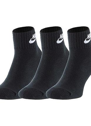 Мужские / женские носки найк оригинал nike u nk nsw evry essential ankle sk0110-010