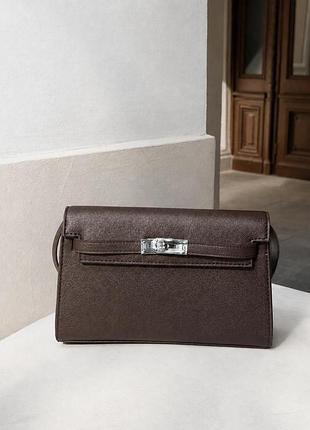 Жіночий клатч lunara bag коричневий вт4710
