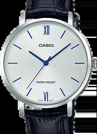 Годинник жіночий casio timeless collection ltp-vt01l-7b1 сріблястий циферблат