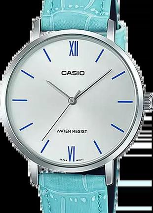 Годинник жіночий casio timeless collection ltp-vt01l-7b3 сріблястий циферблат