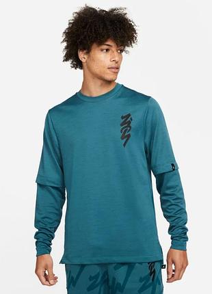 Кофта jordan zion shooting ls training t-shirt dj5871-393