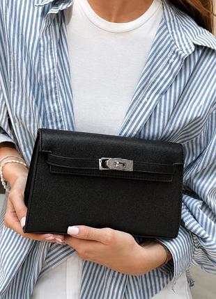 Жіночий клатч lunara bag чорний вт4711