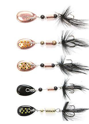 Набор блесен daiwa mission spin caster kit #1 (a0009591600) уловистых вращающихся блесен для щуки, окуня и форели