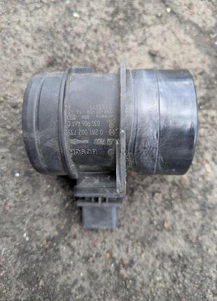 Расход воздуха 2.0 tdi vw passat b6 (05-10), golf vi (08-14), t-5 2.5 / 2.0 tdi (03-15) (0281002735, 03g906461c)