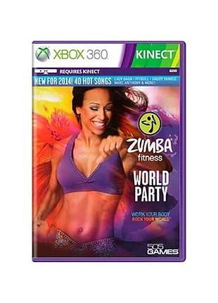 Zumba fitness world party, английская версия – диск для xbox 360