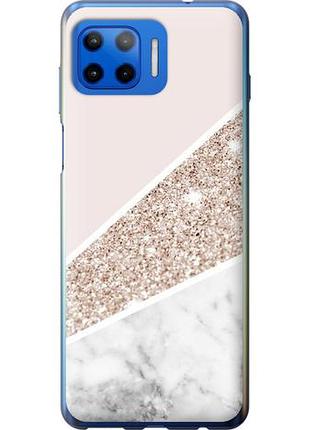 Чехол на motorola moto g plus пастельный мрамор из силикона fch_0169014
