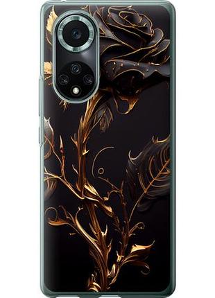 Чехол на huawei nova 9 pro роза 3 из силикона fch_0168938