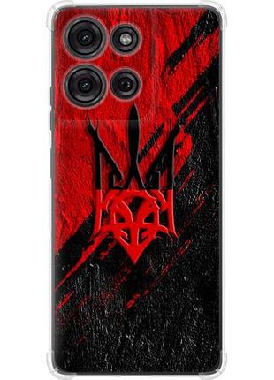 Чехол на motorola moto g75 5g герб из силикона fch_0168525