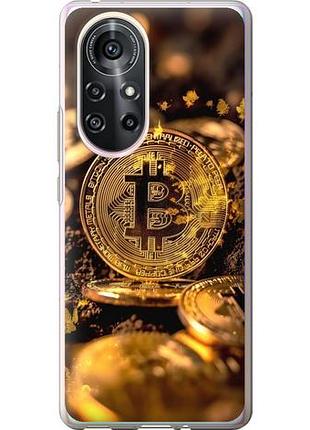 Чехол на huawei nova 8 pro золотая лихорадка биткойна из силикона fch_0168683