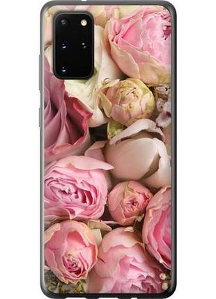 Чехол на samsung galaxy s20 plus розы из пластика fch_0070365