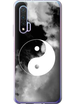 Чехол на huawei nova 6 инь и янь из силикона fch_0169635