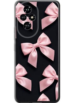 Чехол на huawei honor 200 coquette ribbons dark coquette из силикона fch_0168494