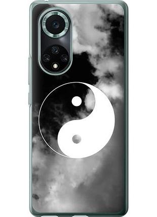 Чехол на huawei nova 9 pro инь и янь из силикона fch_0169639