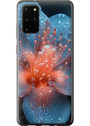 Чехол на samsung galaxy s20 plus роса на цветке из пластика fch_0135312