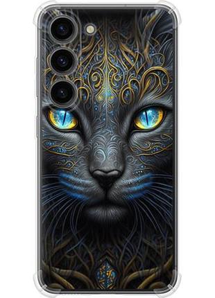 Чехол на samsung galaxy s23 кошка из силикона fch_0169231