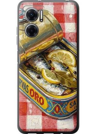 Чехол на xiaomi redmi 10 5g vintage sardine tin phone из силикона fch_0160419