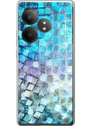 Чехол на realme gt neo6 se переливающаяся чешуя из силикона fch_0170308