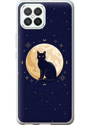 Чехол на huawei nova 8 se cute cat celestial/witchy из силикона fch_0169889