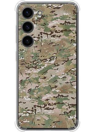 Чехол на samsung galaxy s23 камуфляж v5 из силикона fch_0169055