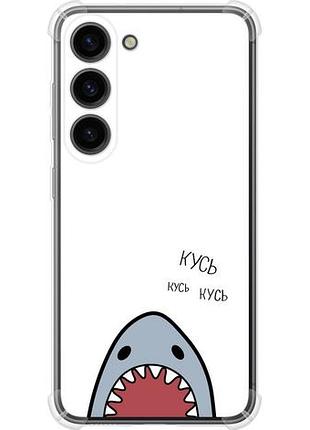 Чехол на samsung galaxy s23 акула из силикона fch_0170009