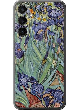 Чехол на samsung galaxy s23 fe винсент ван гог. ирисы из силикона fch_0169469