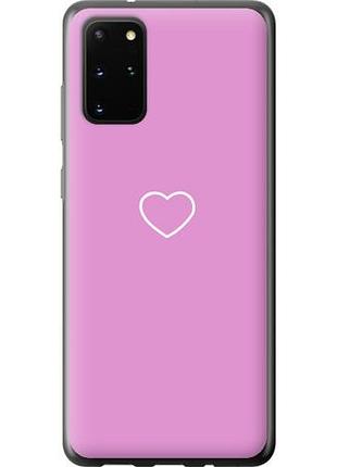 Чехол на samsung galaxy s20 plus сердце 2 из пластика fch_0011423