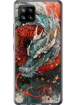 Чехол на samsung galaxy a42 a426b стихия огня из пластика fch_0170601