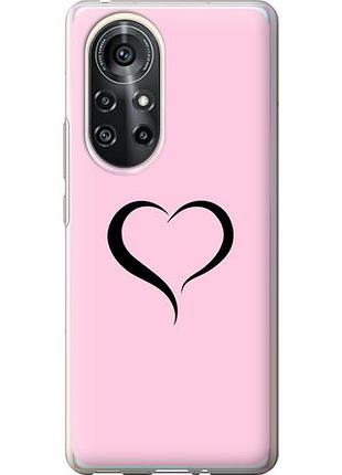 Чехол на huawei nova 8 pro сердце 1 из силикона fch_0168658