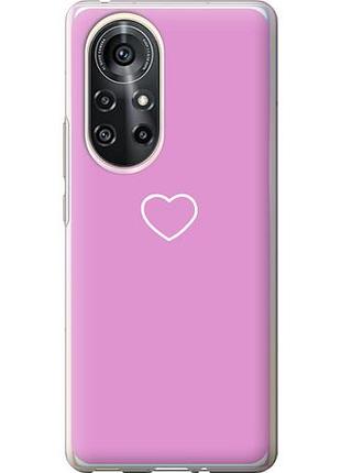 Чехол на huawei nova 8 pro сердце 2 из силикона fch_0168887