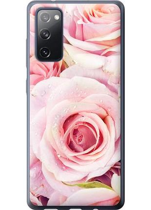 Чехол на samsung galaxy s20 fe g780f розы из силикона fch_0065079