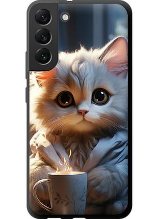 Чехол на samsung galaxy s22 plus white cat tpu fch_0169359
