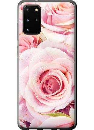 Чехол на samsung galaxy s20 plus розы из пластика fch_0065127