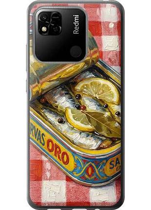 Чехол на xiaomi redmi 9c vintage sardine tin phone из силикона fch_0160338