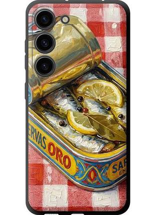 Чехол на samsung galaxy s23 vintage sardine tin phone tpu fch_0171247