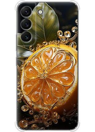 Чехол на samsung galaxy s22 лимон из силикона fch_0170982