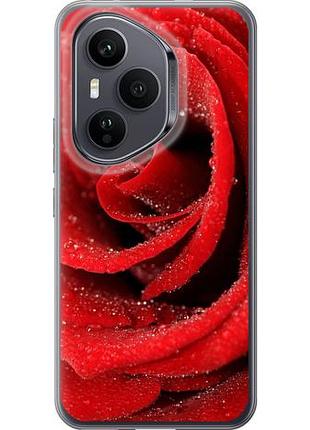 Чехол на huawei honor 400 pro 5g красная роза из силикона fch_0169122