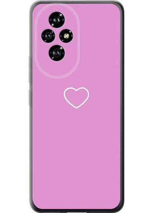 Чехол на huawei honor 200 сердце 2 из силикона fch_0168898