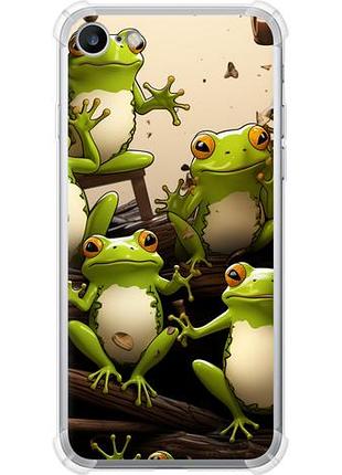 Чехол на iphone 8 жабки из силикона fch_0171076