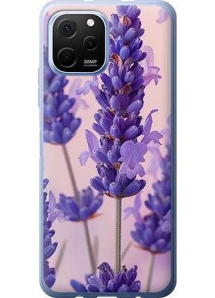 Чехол на huawei nova y61 лаванда из силикона fch_0170384