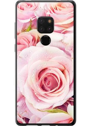 Чехол на huawei mate 20 розы из пластика fch_0170728