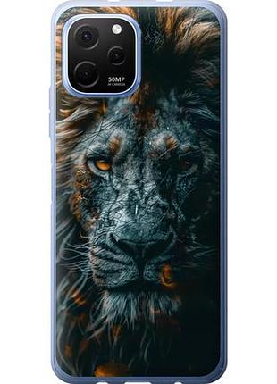 Чехол на huawei nova y61 лев в сумерках из силикона fch_0171264