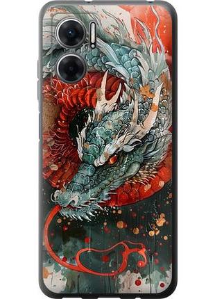 Чехол на xiaomi redmi 10 5g стихия огня из силикона fch_0170692