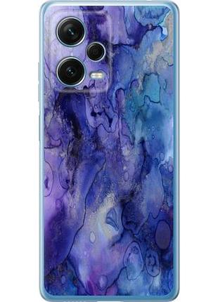 Чехол на xiaomi redmi note 12 pro+ 5g мрамор 7 из силикона fch_0161458