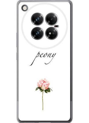 Чехол на infinix zero 40 5g пион из силикона fch_0171915